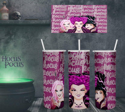 Hocus Pocus 20oz Waterslide Wraps - SoCuteINeedOneToo