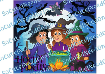 Hocus Pocus 20oz Waterslide Wraps - SoCuteINeedOneToo
