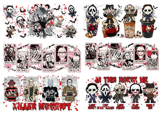 Horror #6 Waterslide Decals - SoCuteINeedOneToo