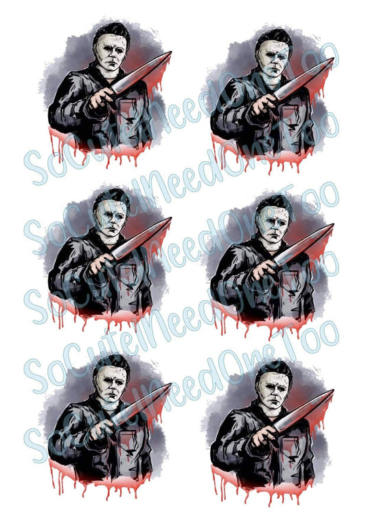 Horror - Michael Meyers Waterslide Decals - SoCuteINeedOneToo