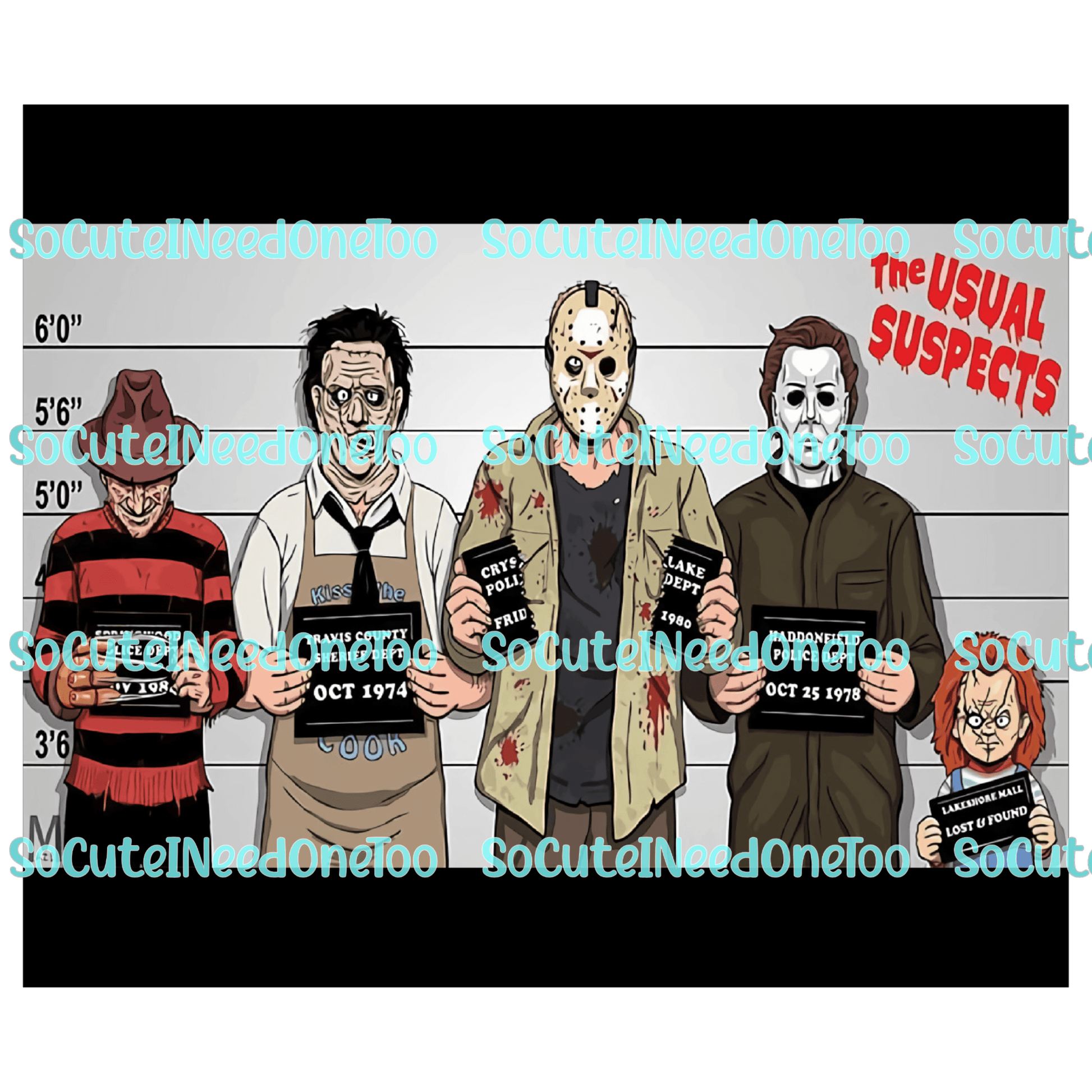 HORROR SELECTION Waterslide Wraps - SoCuteINeedOneToo