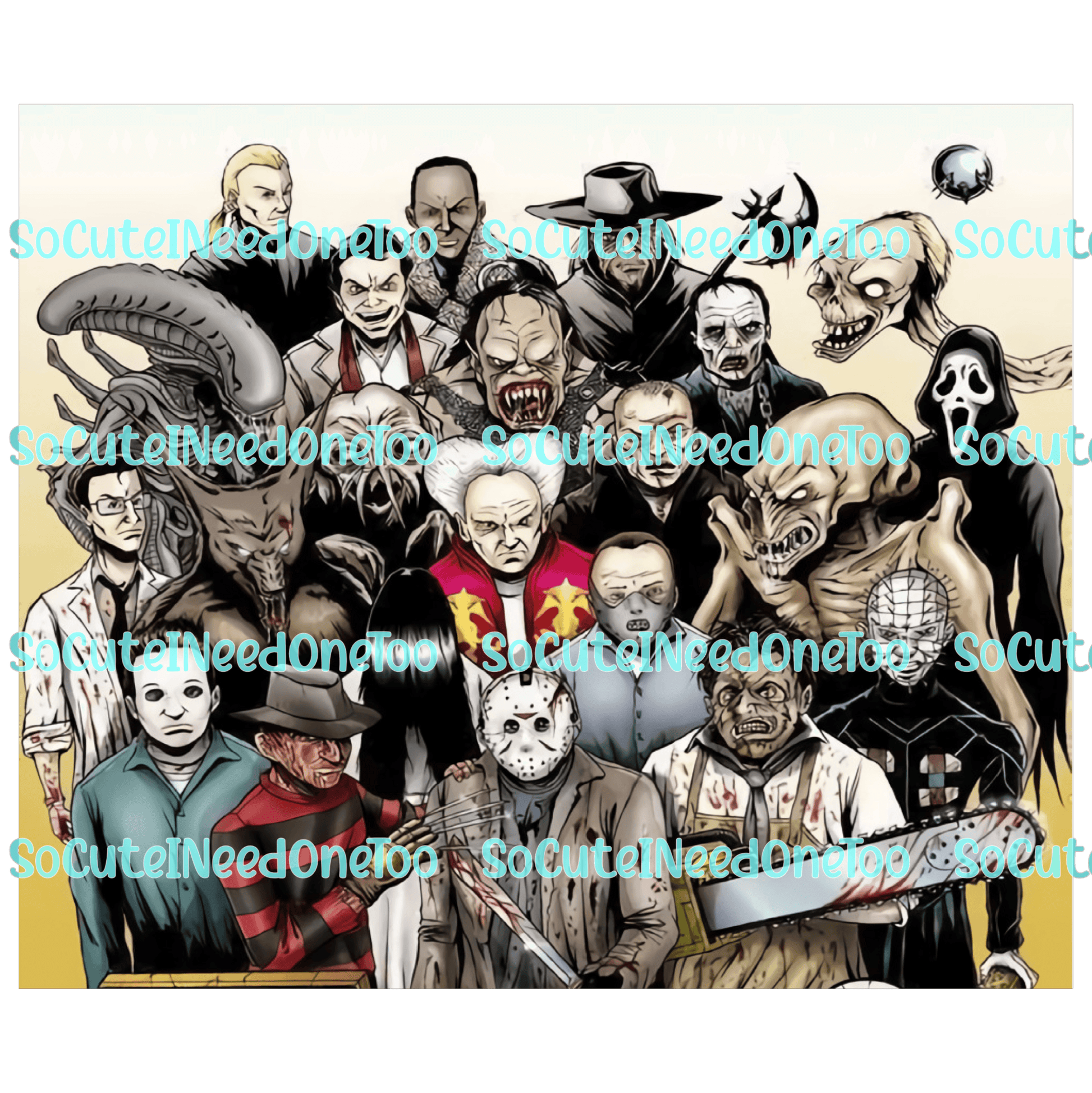 HORROR SELECTION Waterslide Wraps - SoCuteINeedOneToo