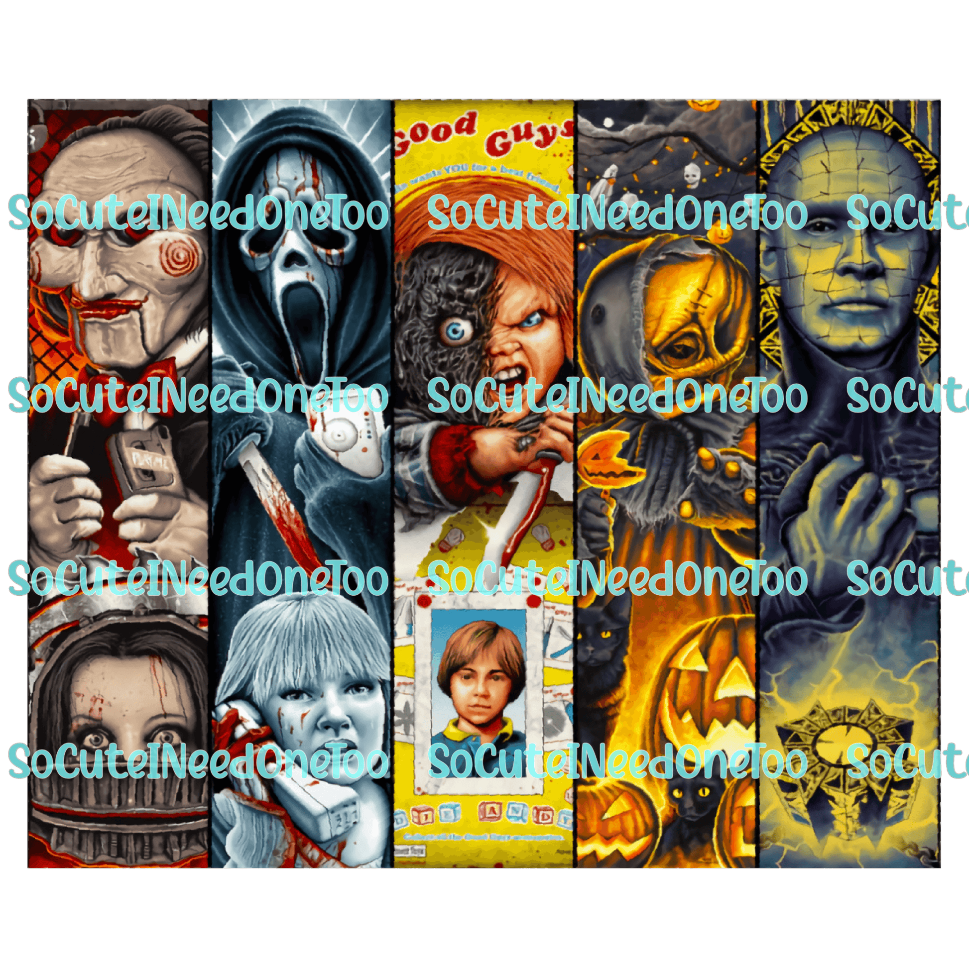 HORROR SELECTION Waterslide Wraps - SoCuteINeedOneToo