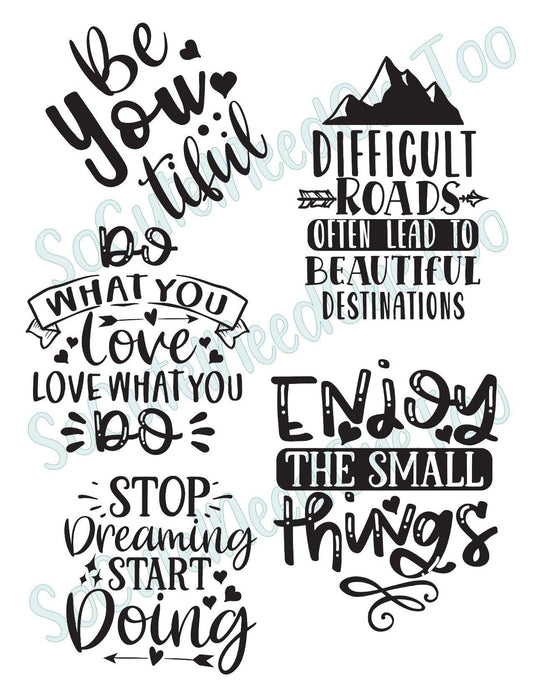 Inspirational #2 Waterslide Decals - SoCuteINeedOneToo