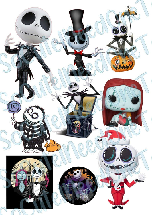 Jack & Sally #17 Waterslide Decals - SoCuteINeedOneToo
