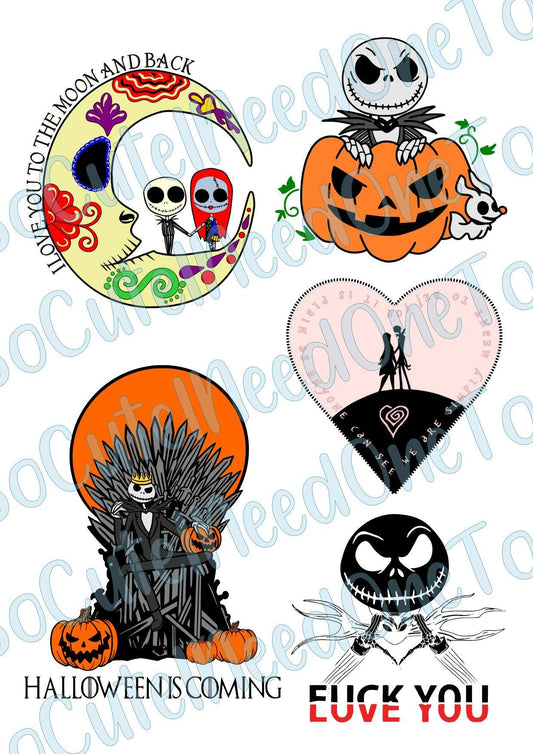 Jack - I Love You To The Moon Waterslide Decals - SoCuteINeedOneToo