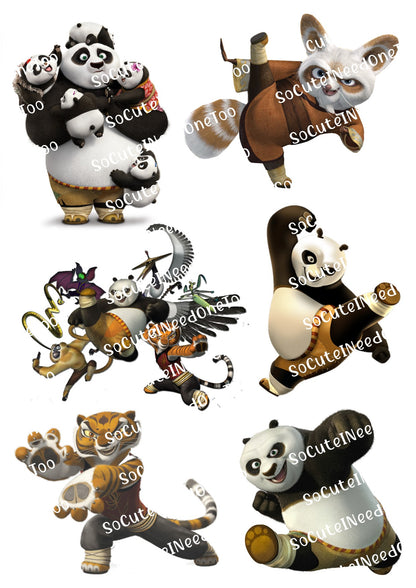 Kung Fu Panda Waterslide Decals - SoCuteINeedOneToo