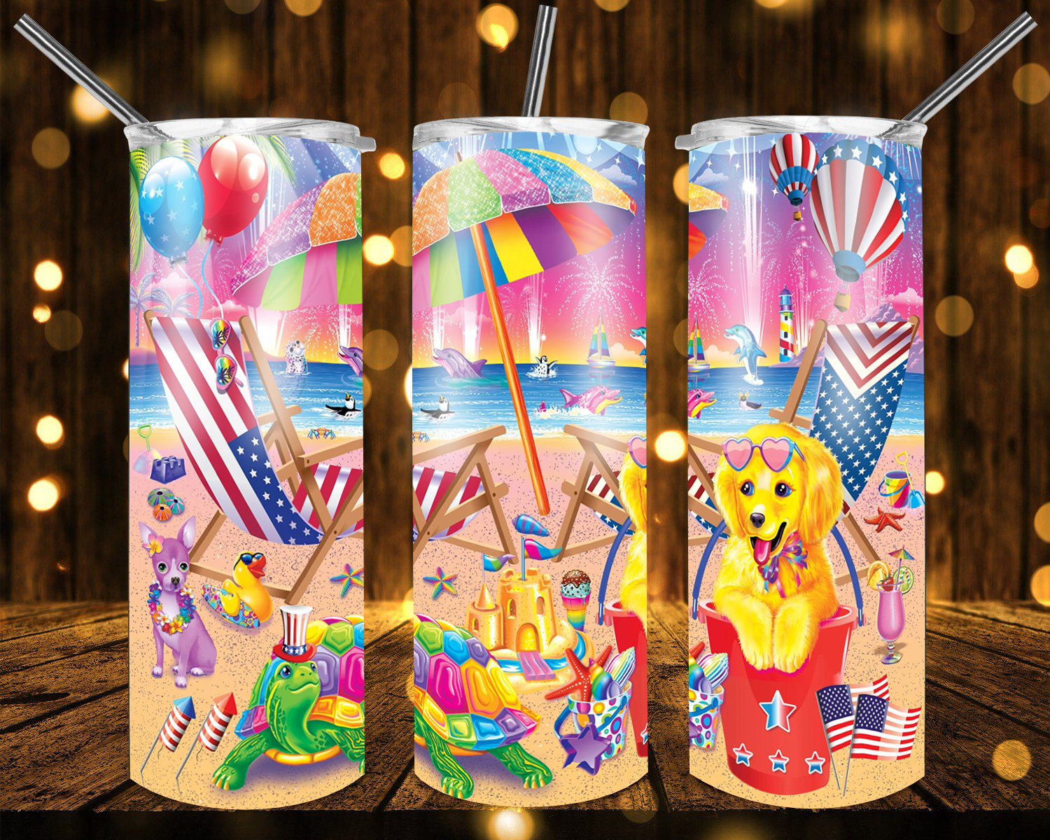 Lisa Frank Waterslide Wraps - SoCuteINeedOneToo