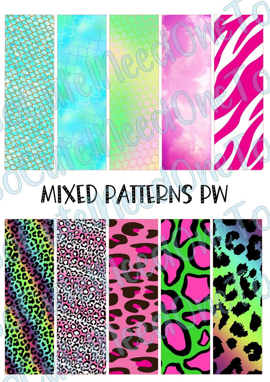 Mixed Pattern Pen Wraps - SoCuteINeedOneToo