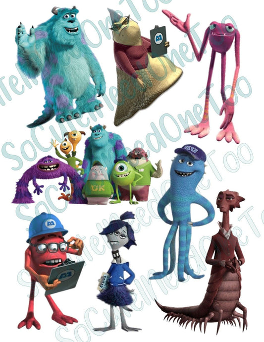 Monsters Inc Waterslide Decals - SoCuteINeedOneToo