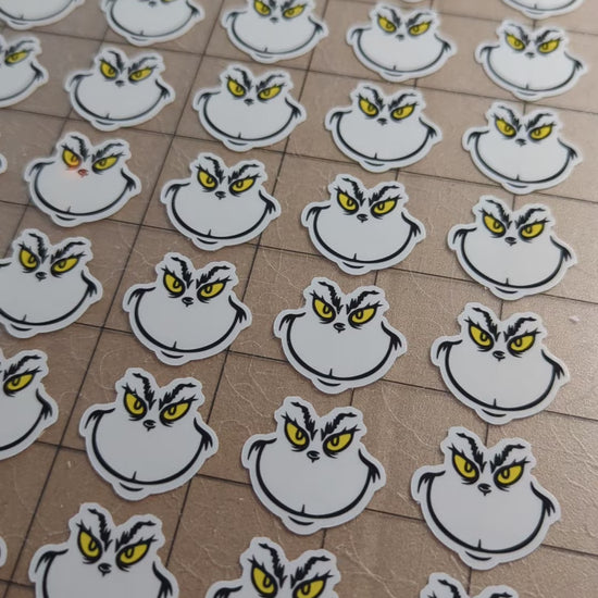 Grinch Stickers For The Holiday