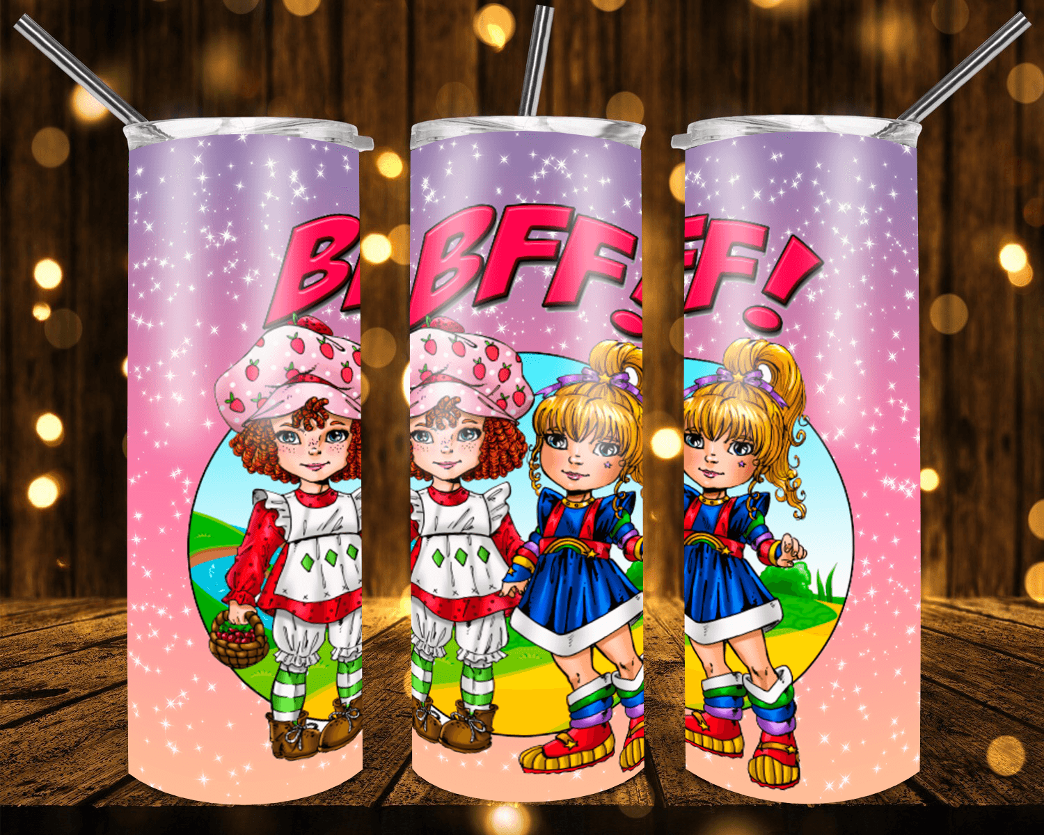 Rainbow Brite Collection Waterslide Wraps - SoCuteINeedOneToo