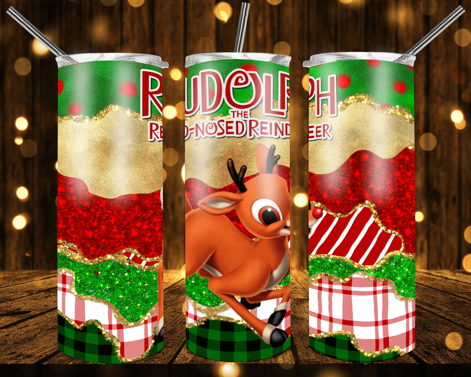 Rudolph The Reindeer Waterslide Wraps - Limited Edition - SoCuteINeedOneToo