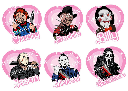 Serial Killers #4 Waterslide Decals - SoCuteINeedOneToo