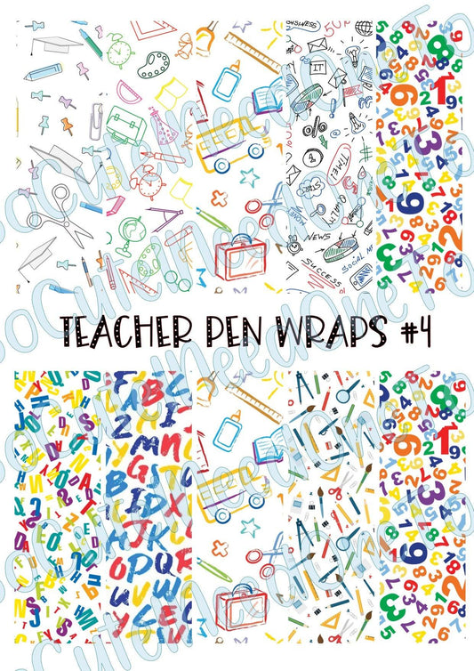 Teacher Pen Wraps #1 - SoCuteINeedOneToo
