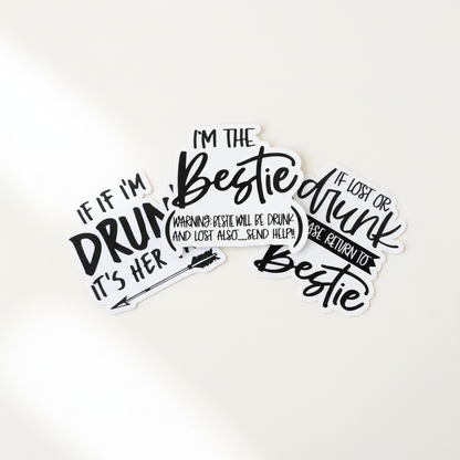 Three-sticker bundle mockup