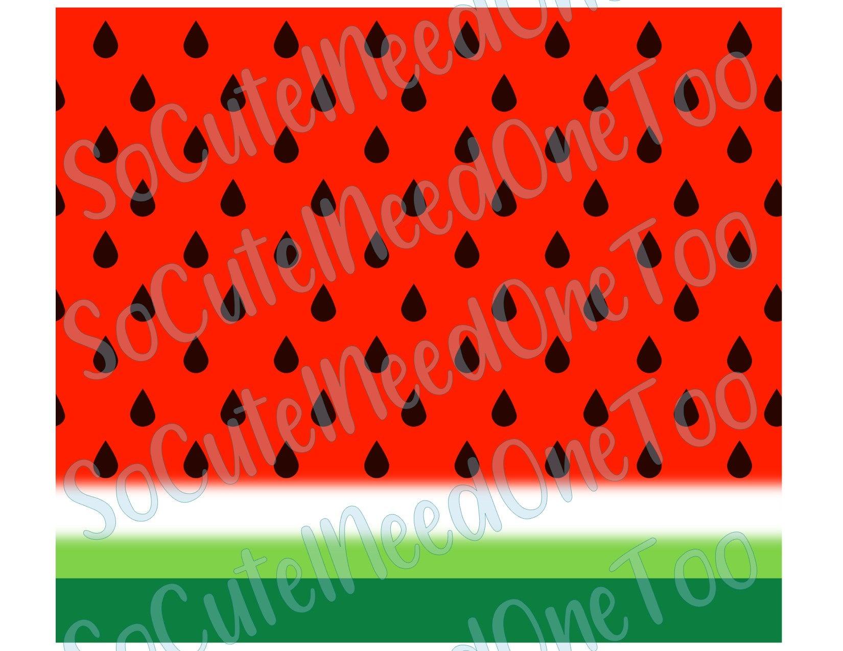 Watermelon (GLITTER or RED) Waterslide Wrap - SoCuteINeedOneToo