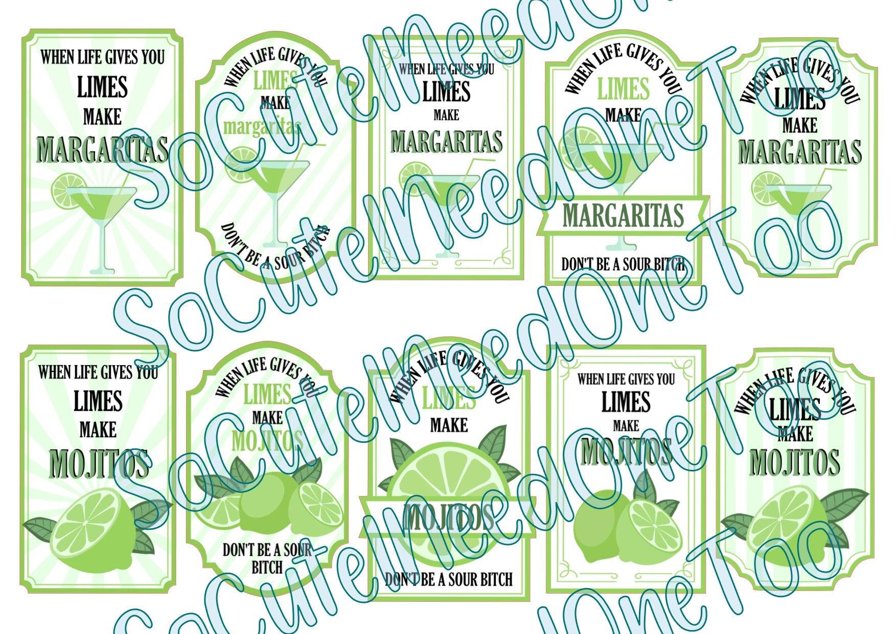 When Life Gives you - BITCH SERIES Waterslide Decals - SoCuteINeedOneToo