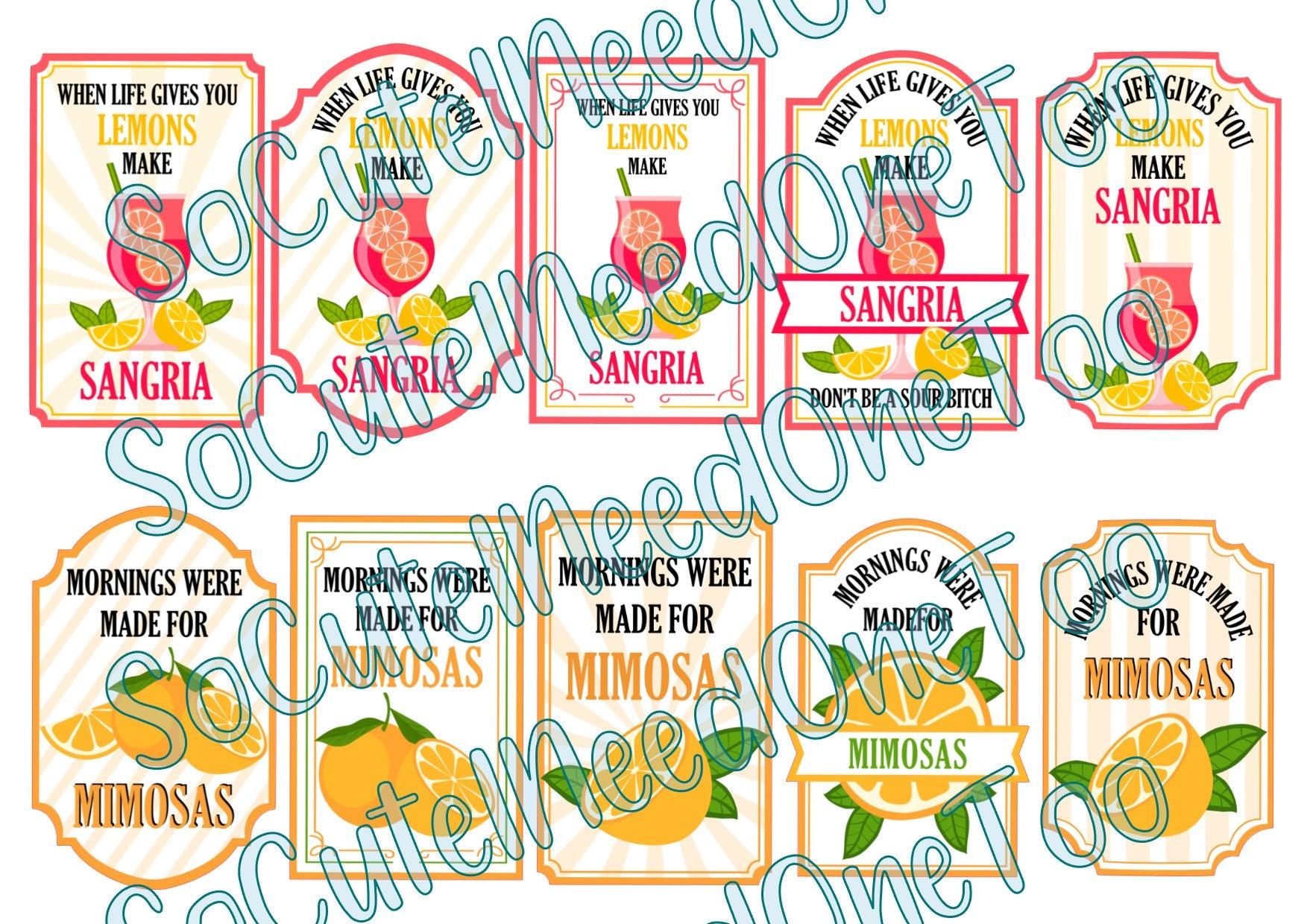 When Life Gives you - BITCH SERIES Waterslide Decals - SoCuteINeedOneToo