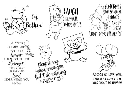 Winnie The Pooh Silhouette Decals - SoCuteINeedOneToo